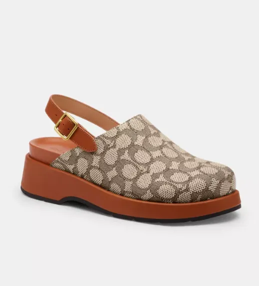 Lightweight C Platform Clog Signature Textile Jacquard
